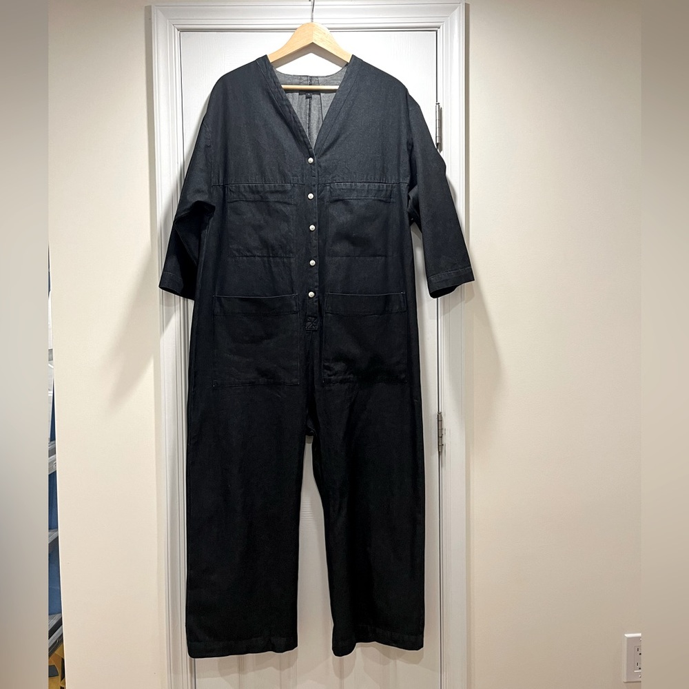 Ilana Kohn Tuck Coverall in Denim - L